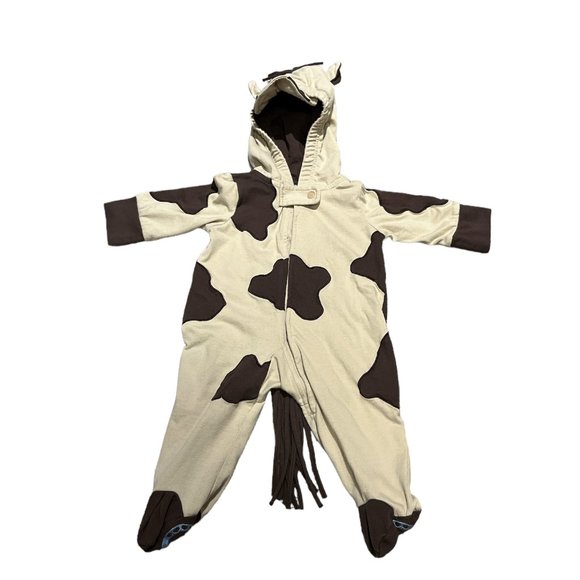 CRE8IONS COW Costume Hooded 6 Months One-sie Hook Halloween - Picture 1 of 10